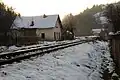 Der Haltepunkt in der Ortsmitte