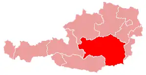 Karte Dekanat Graz-Mitte