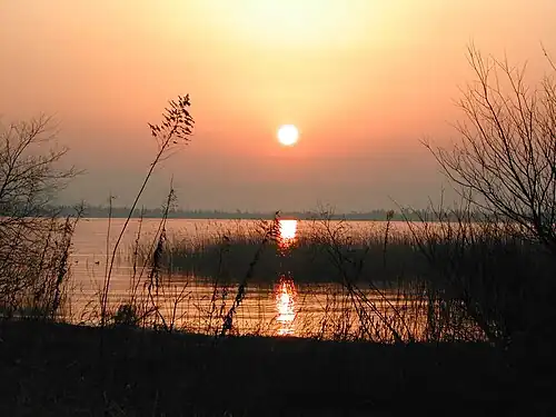 Sonnenaufgang am Biwa-See
