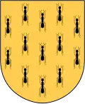 Bjärtrå Kommunalwappen in Schweden von 1962 bis 1973