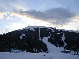 Das Skigebiet von Bjelašnica
