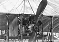 Anzani-Fächermotor in Blériots Flugzeug (1909)[2]