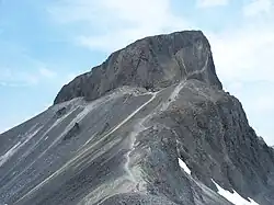 Nahaufnahme des Black Tusk.