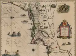 Karte von Nieuw Nederland