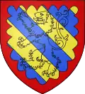 Löwe in Schattenfarbe im Wappen von Chapelle-lez-Herlaimont