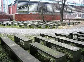 Mahnmal Blatt (Erinnerung an die Synagoge Lindenstraße)