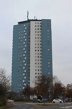 Schweinfurt, Blaues Hochhaus