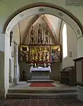 Altaransicht der Kirche