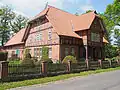 Meiern Hof, erstmals 1587 erwähnt, 1914 beim Umbau um 180° gedreht, älteste Hofstelle im Dorf