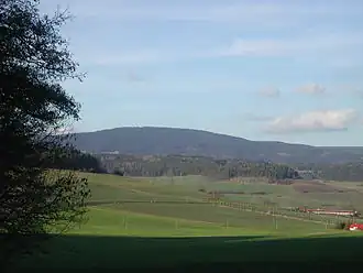 Der Bleßberg von Schalkau aus gesehen