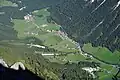 Blick auf Gschnitz Dorf