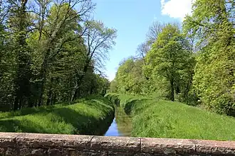 An der Radbrücke bei Hockenheim