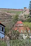 Blick vom Elbtal auf die Spitzhaustreppe (2018)