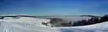 Blick über die Skipiste Richtung Zinnwald