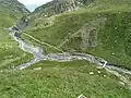 Blick von der Lodnerhütte hinab ins Zieltal