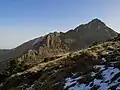 Blick zum Ochsen im Aufstieg über den Louigrat