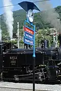 Historischer Fahrtzielanzeiger in Blonay, 2010