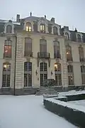Nahansicht der Gartenfassade