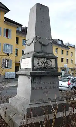 Bockenkrieg-Denkmal in Affoltern am Albis