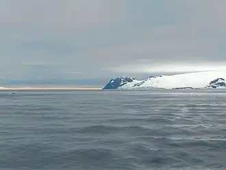 Blick von der English Strait auf den Bogdan&nbsp;Ridge