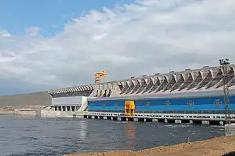 Talsperre im Jahr 2015
