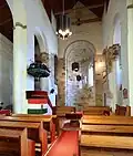 Innenraum der reformierten Kirche