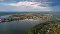 Luftbild der Stadt