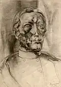 Versuch einer Rekonstruktion des Aussehens Bolyais von Attila Zsigmond