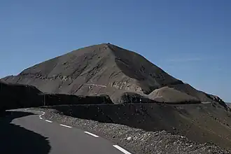 Blick vom Col de la Bonette auf die Cime de la Bonette