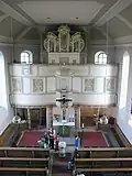 Innenraum der ev. Kirche
