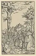 Exlibris mit Christoph Scheurl und seinen Söhnen, Lucas Cranach der Jüngere