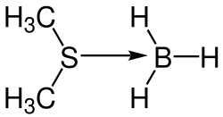 Strukturformel von Dimethylsulfidboran