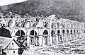 Franzdorfer Viadukt im Bau (Fotografie von Johann Bosch, 1855)