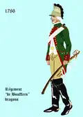 Régiment de Boufflers dragons 1786–1788