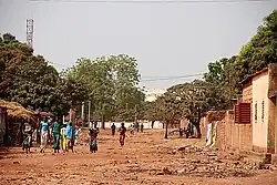 Bushaltestelle in Bougouni