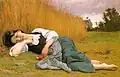 William Adolphe Bouguereau (1825–1905): Repos dans les récoltes (1865)