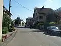 Straße im Zentrum von Bourdeau