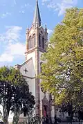Südseite der Kirche Saint-Charles