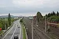 Blick vom Nordportal nach Norden