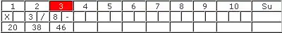 Bowling-Spielformular 3