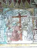 Szene aus dem Passionszyklus: Jesus begegnet der heiligen Veronika