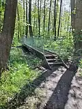 Krebsbachbrücke an der Mündung