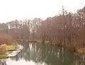 Blick von der Brücke bei Nädlershorst auf die Wakenitz