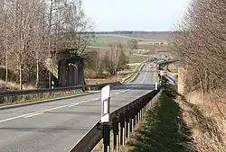 Wernsdorf, fehlende Brücke an der S 51