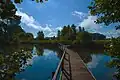 Fussgängerbrücke am Hüttwilersee