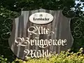 Transparent „Alte Brüggener Mühle“