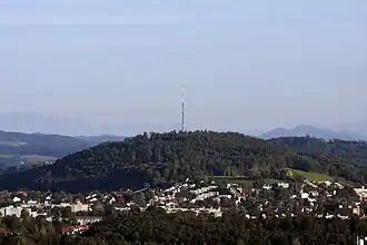 Der Brüelberg, von Südwesten her gesehen