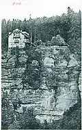 Blick zur Brandbaude (um 1910)