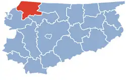Lage des Powiat