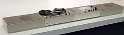 Braun-HiFi-Komponenten 1964 Steuergerät TS 45, Lautsprecher L 450, Tonbandgerät TG 60 Dieter Rams